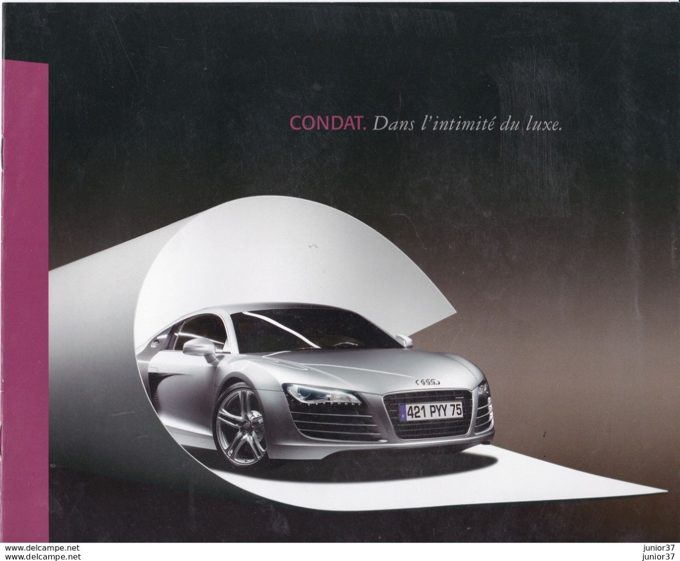 Dépliant, Papeteries Condat Avec Audi TT - Publicités