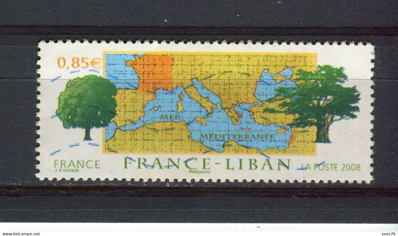 FRANCE - Y&T N° 4323° - France-Liban - Gebraucht