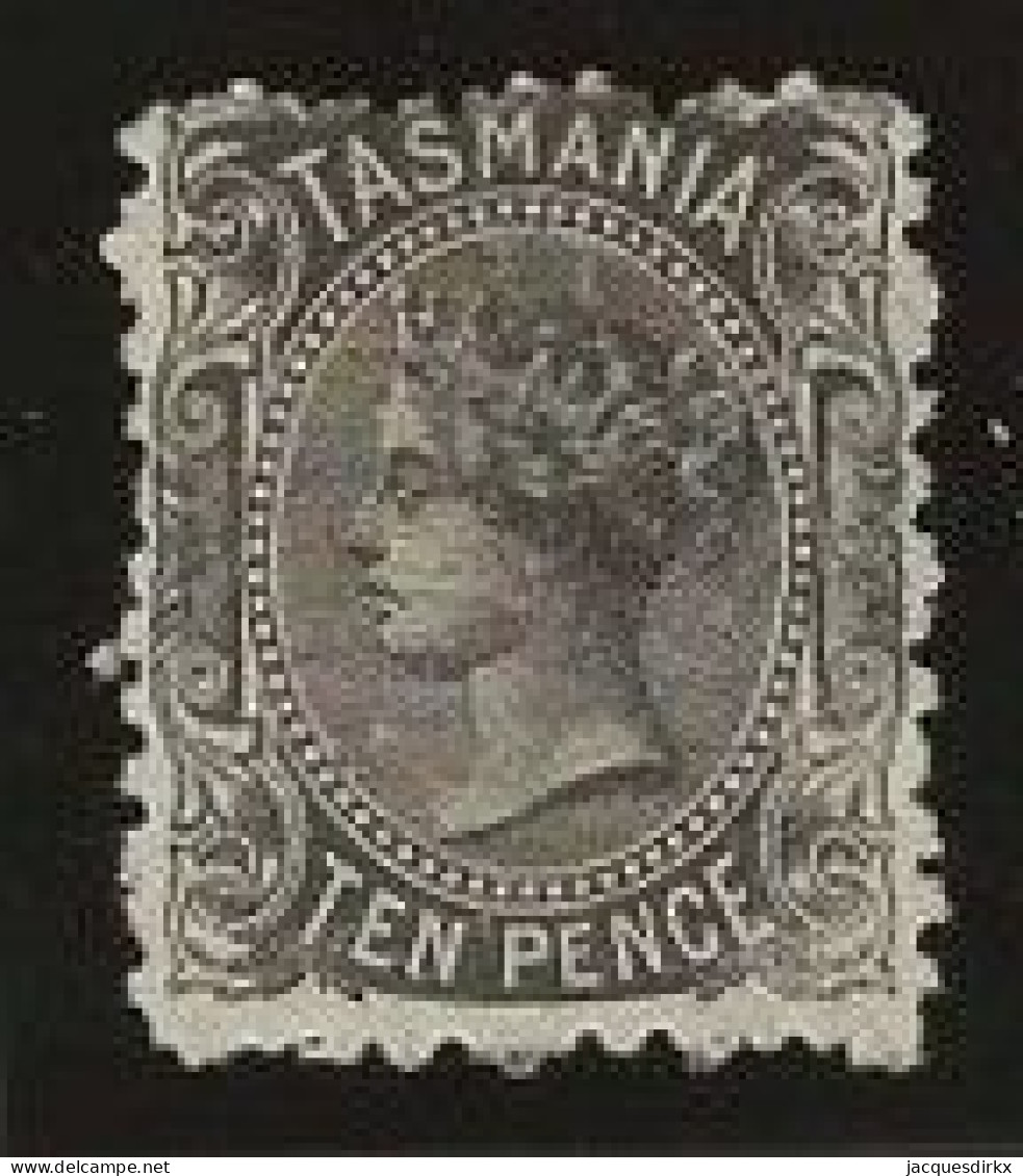 Tasmania       .   SG    .  134 (2 Scans)      .   (*)      .     Mint Without Gum - Mint Stamps