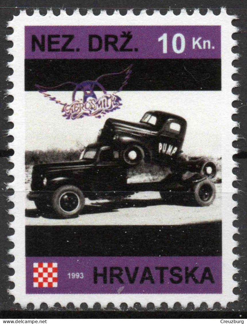 Aerosmith - Briefmarken Set Aus Kroatien, 16 Marken, 1993. Unabhängiger Staat Kroatien, NDH. - Croatie