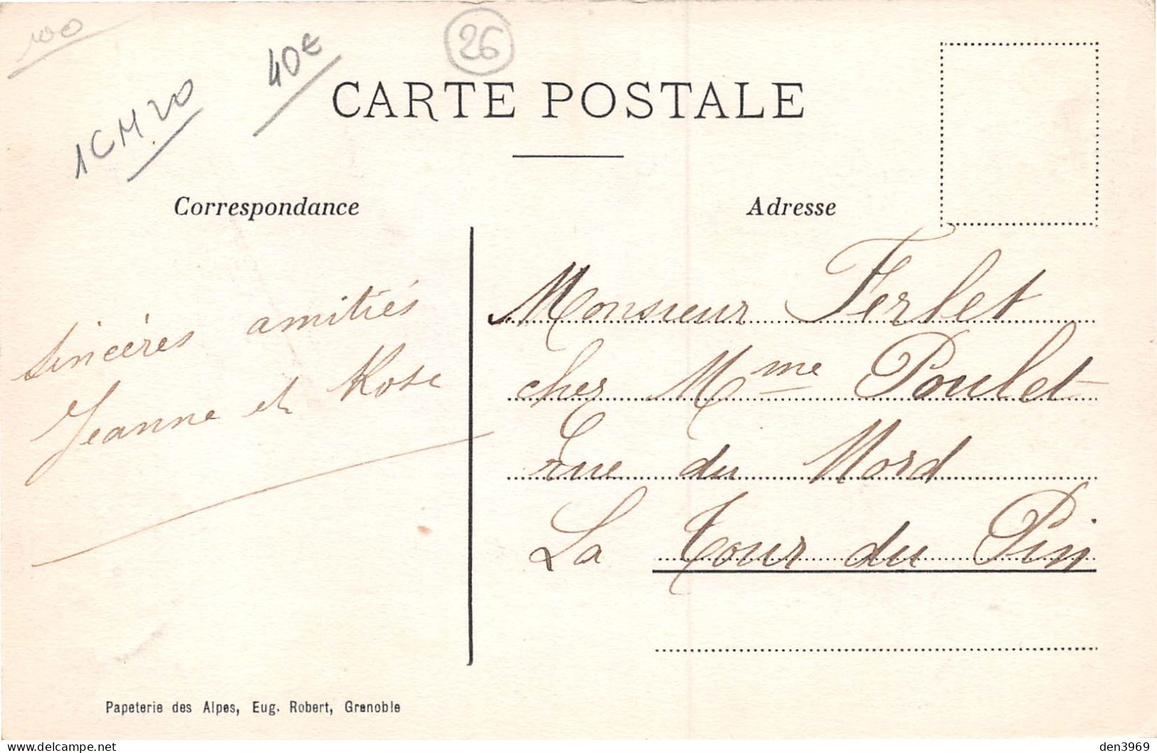 Eboulement Près Col De La Croix-Haute (Drôme), Transbordement Des Voyageurs, Train Ligne De Grenoble à Gap - Voyagé 1907 - Sonstige & Ohne Zuordnung