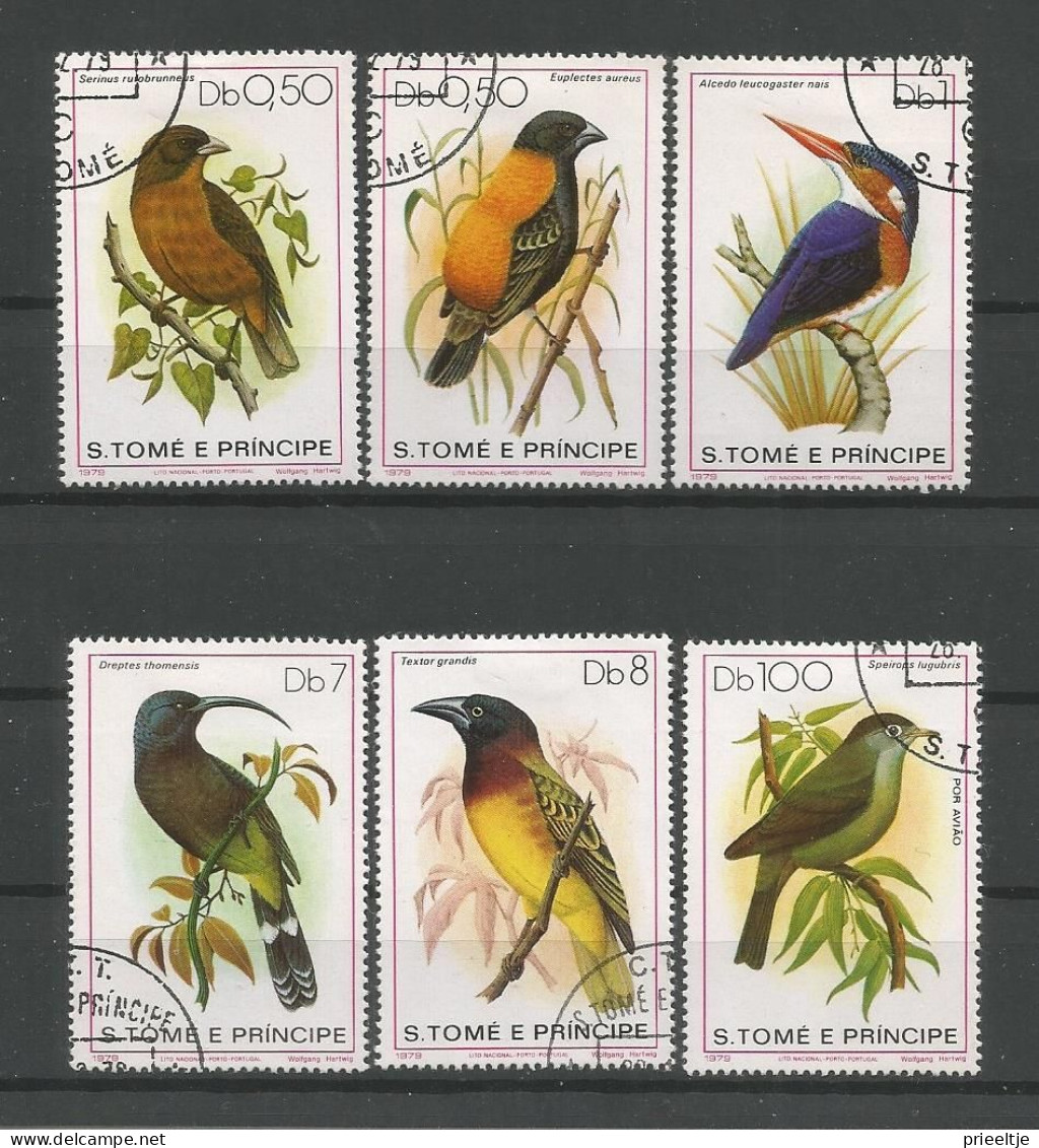 St Tome E Principe 1979 Birds  Y.T. 556/560+A20 (0) - Sao Tome Et Principe