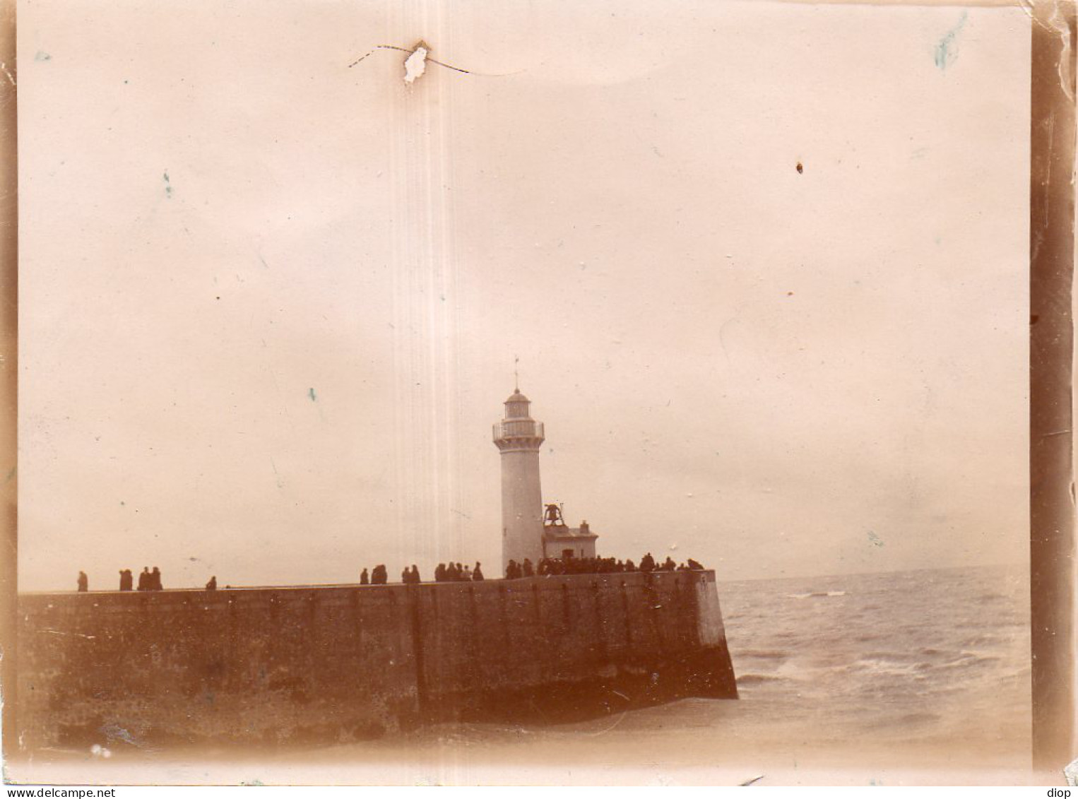 Photo Vintage Paris Snap Shop -mer Sea Phare Lighthouse - Lieux