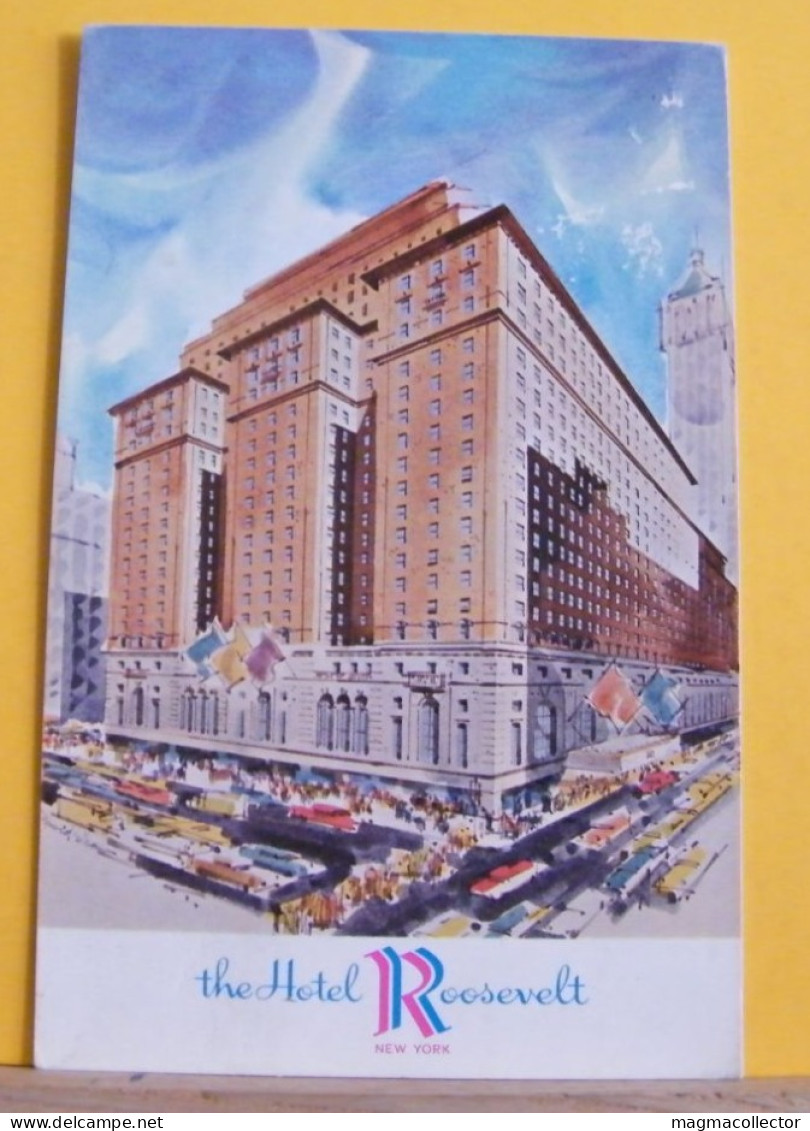 (NEW2) NEW YORK CITY - HOTEL ROOSEVELT - VIAGGIATA - Autres Monuments, édifices