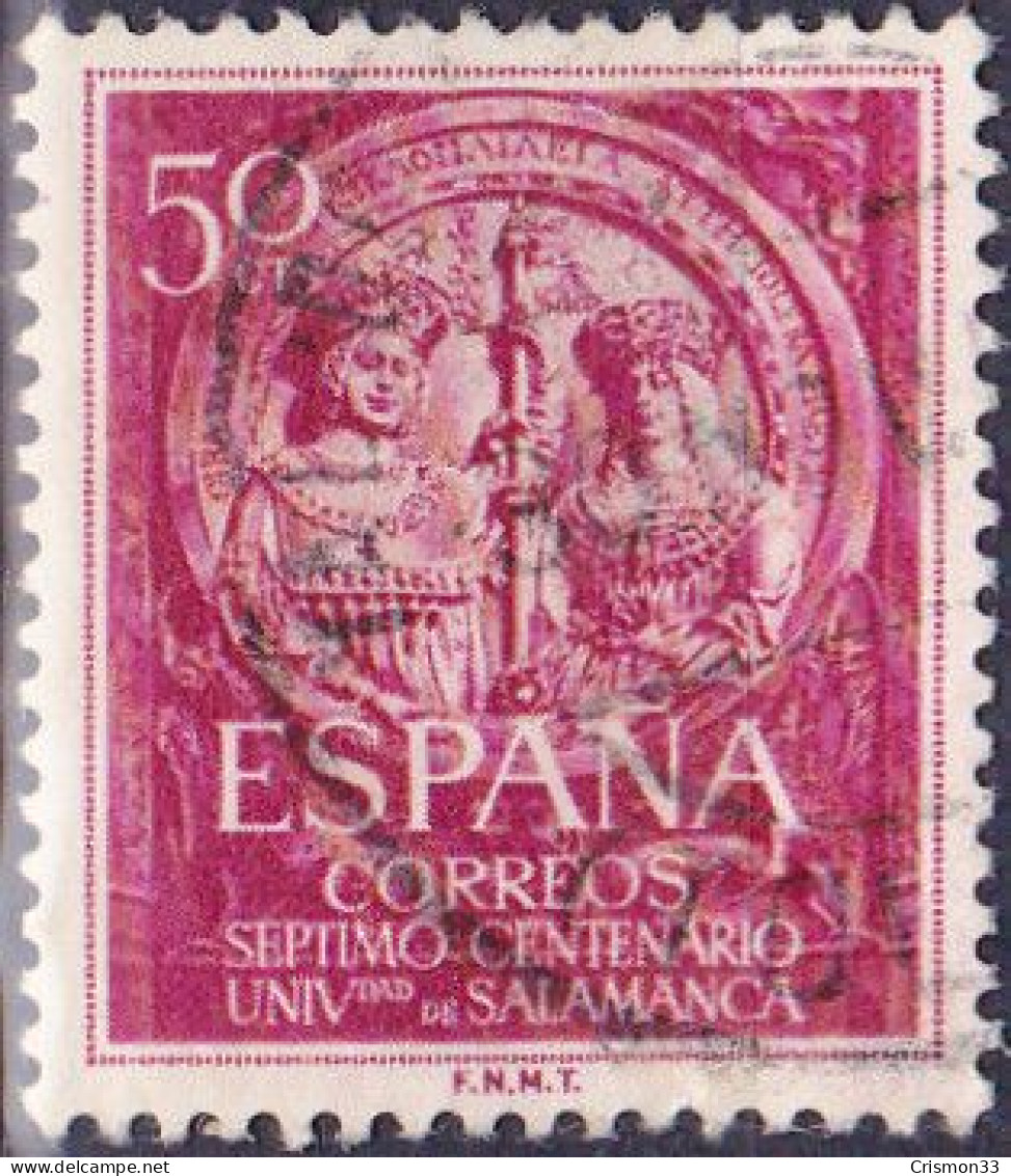 1953 - ESPAÑA - VII CENTENARIO DE LA UNIVERSIDAD DE SALAMANCA - EDIFIL 1126 - Oblitérés