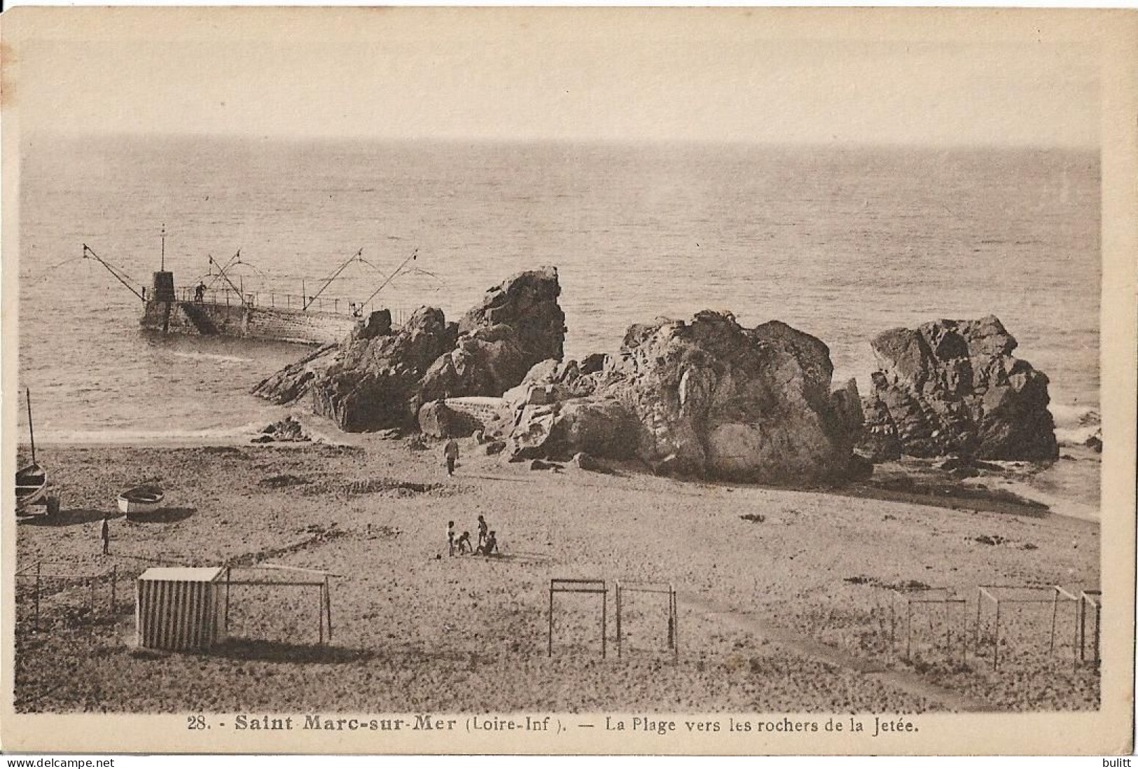 SAINT MARC SUR MER - La Plage Vers Les Rochers De La Jetée - Autres & Non Classés