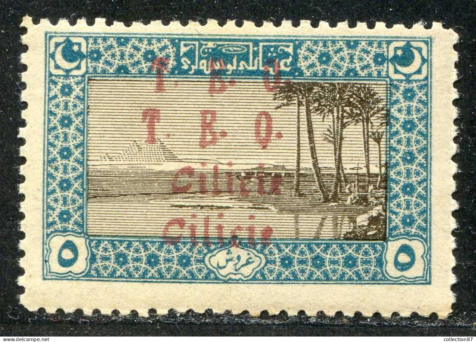 REF094 > CILICIE < Yv N° 73b * * Double Surcharge -- Neuf Luxe Dos Visible -- MNH * * - Ongebruikt