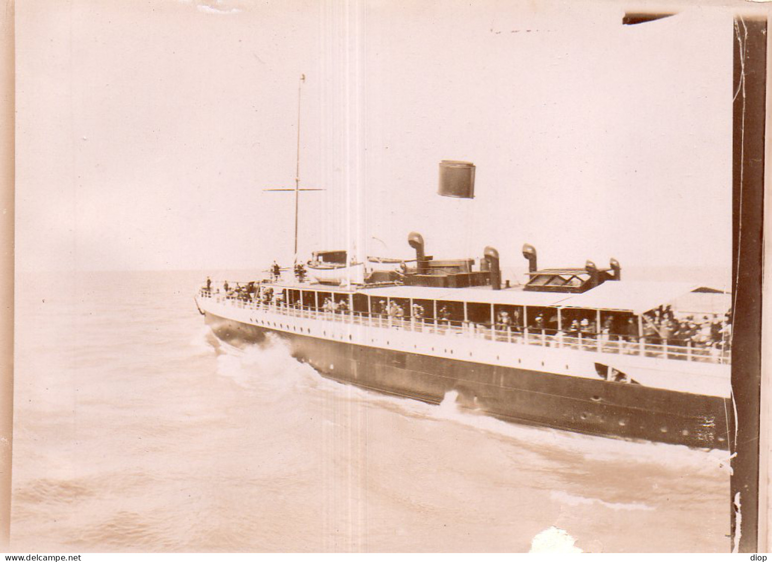 Photo Vintage Paris Snap Shop -bateau Boat Mer Sea  - Schiffe