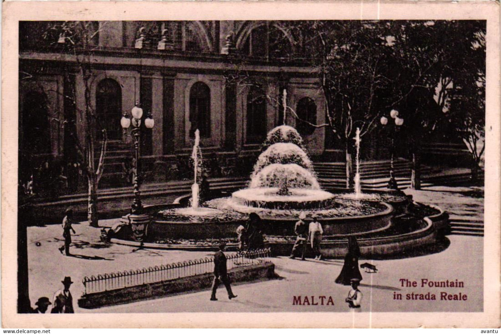 MALTA /  FOUNTAIN IN STRADA REALE - Malte