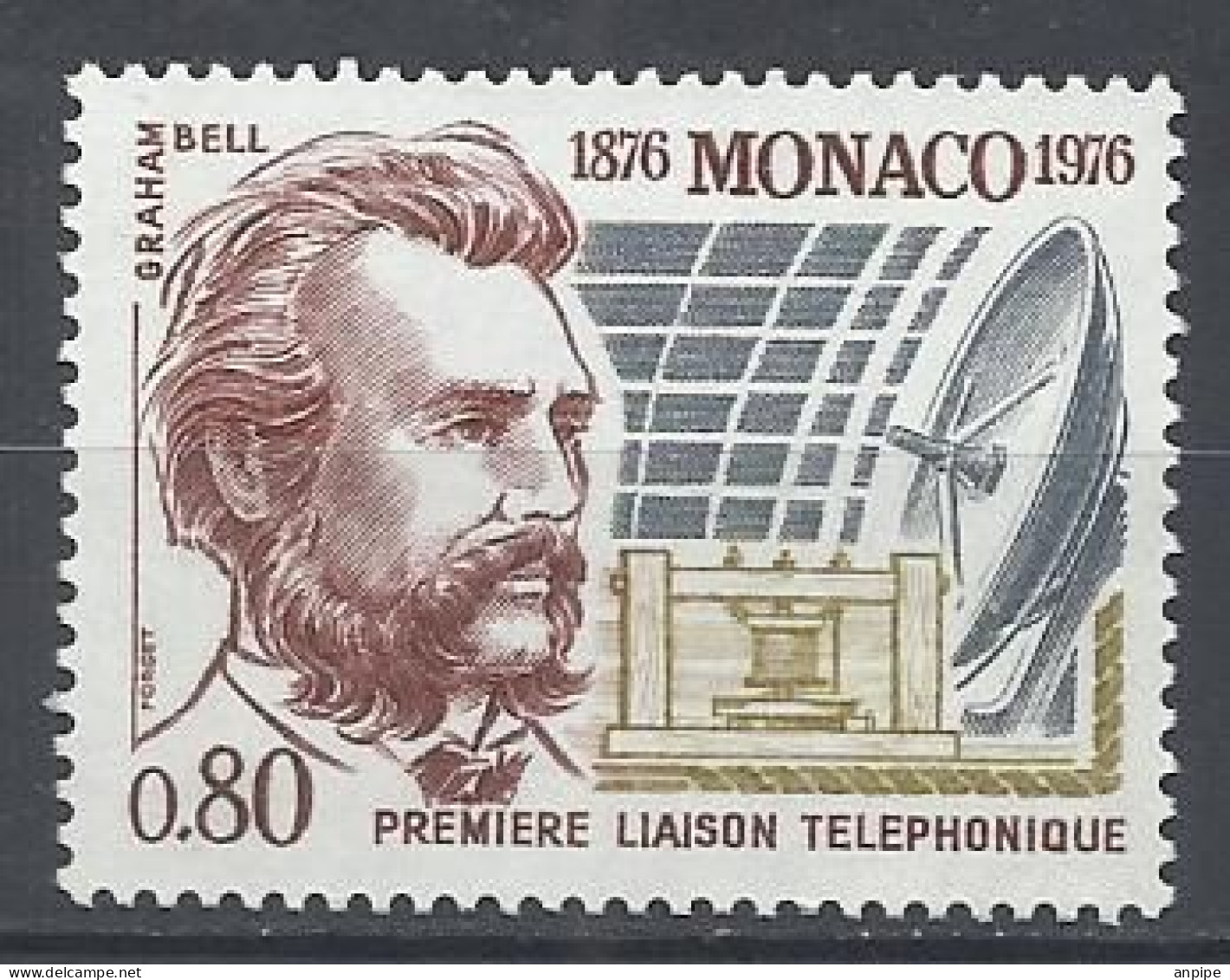 MÓNACO. PERSONAJES - Unused Stamps