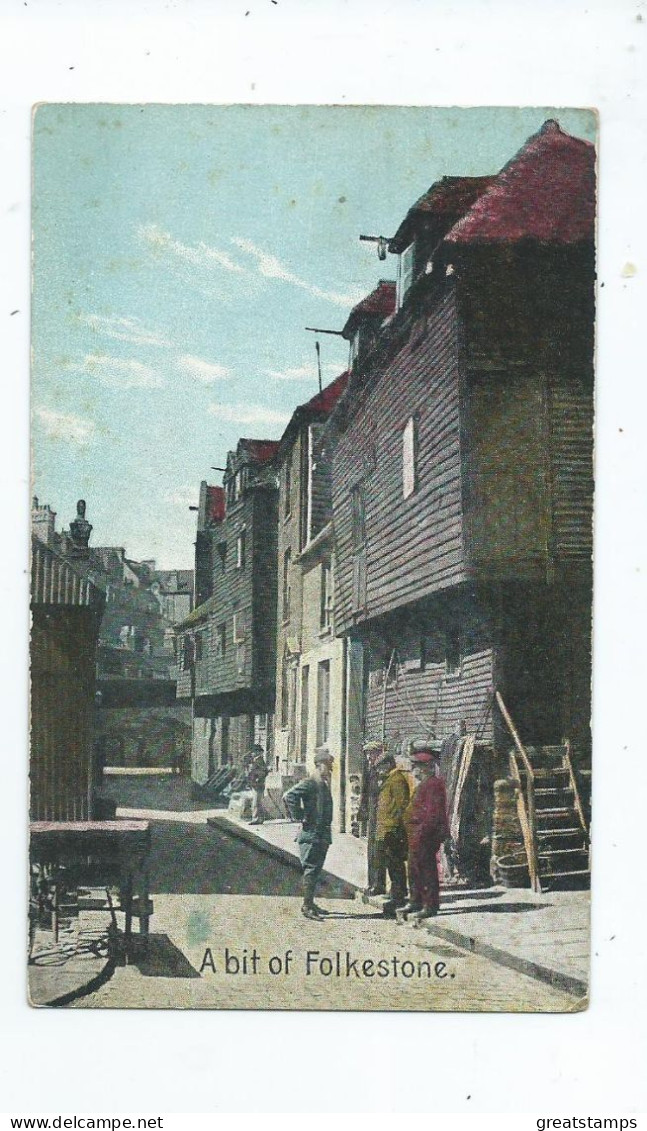 Postcard Kent  A Bit Of Folkestone Well Animated - Folkestone