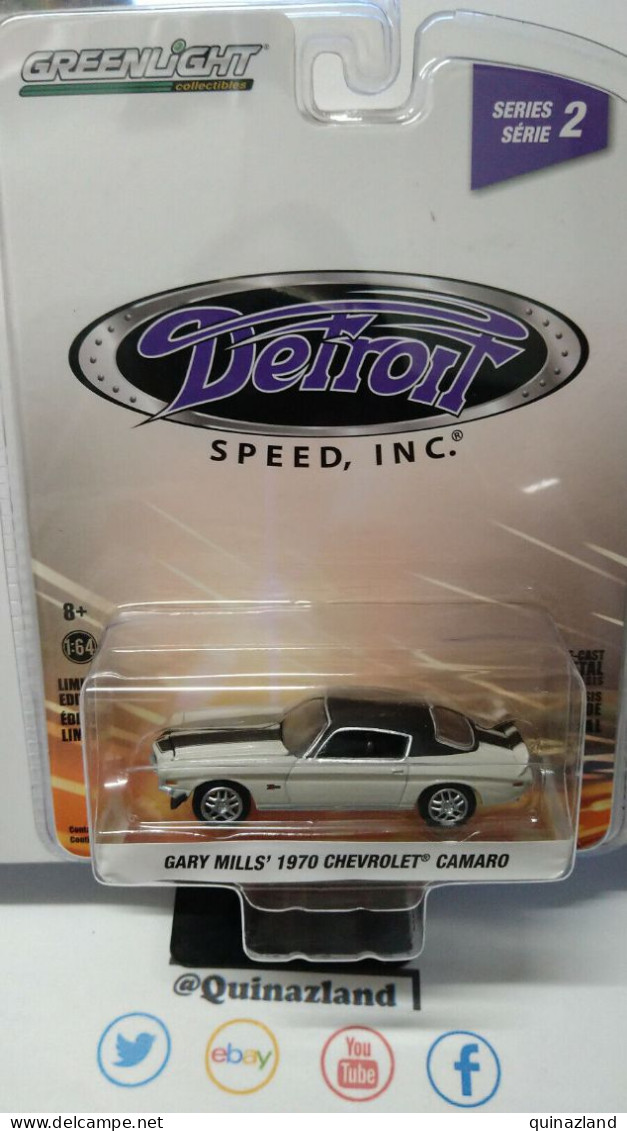 Greenlight Detroit Gary Mill's 1970 Chevrolet Camaro (NG102) - Other & Unclassified