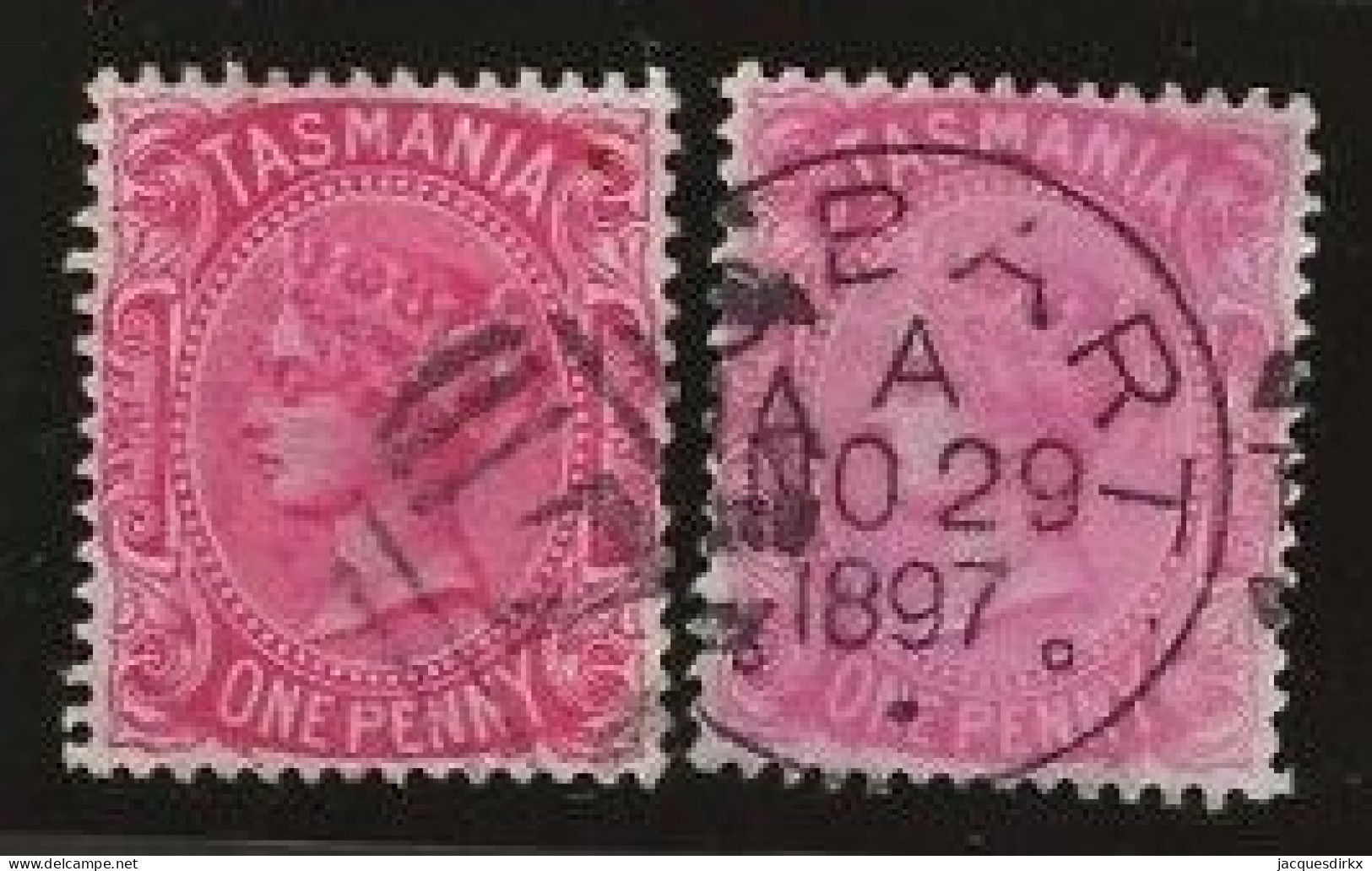 Tasmania       .   SG    .  156/156a    .   O      .     Cancelled - Used Stamps