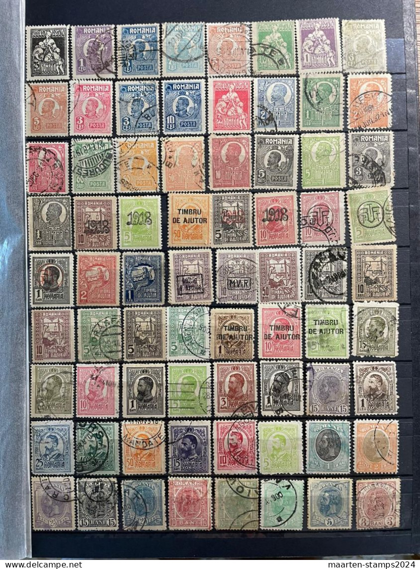 Collection Romania, Classic To Modern, Mostly O, Desired Revenue 60, Added Extra Stamps 1930-1943 * - Collections