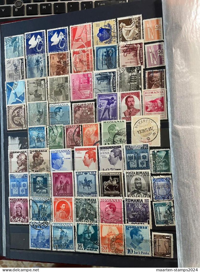 Collection Romania, Classic To Modern, Mostly O, Desired Revenue 60, Added Extra Stamps 1930-1943 * - Collections