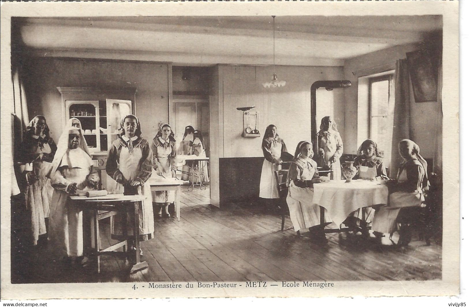 57 - METZ - T.Belle Vue Animée De L'école Ménagère Du Bon Pasteur - Metz