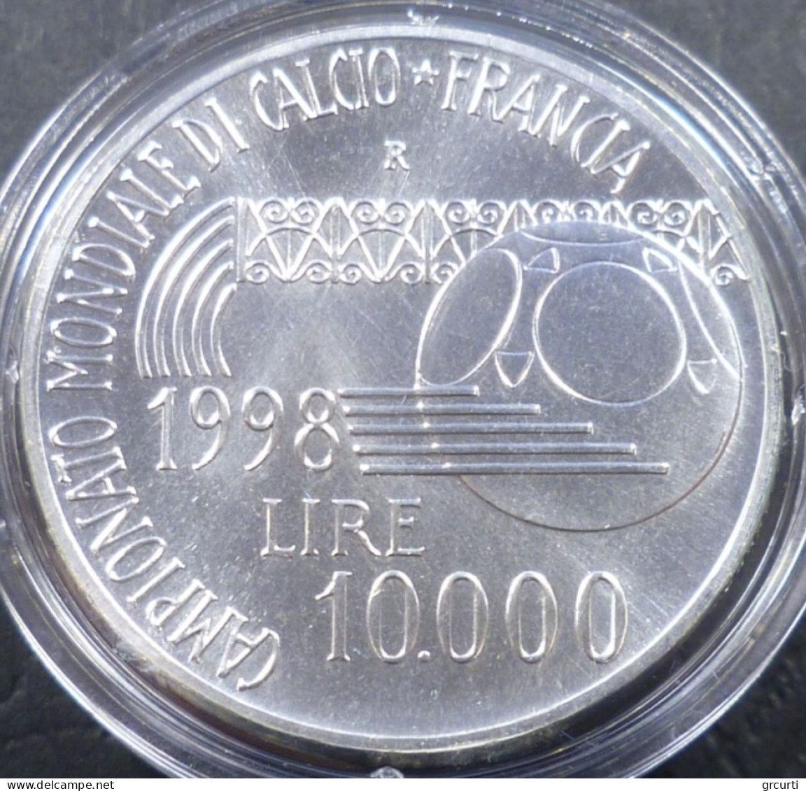 Italia - 10.000 Lire 1998 - Campionato Mondiale Di Calcio "Francia '98" - Gig# 475 - KM# 192 - 10 000 Lire