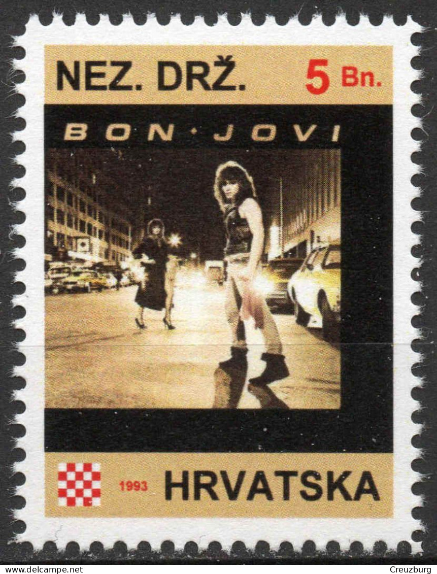 Bon Jovi - Briefmarken Set Aus Kroatien, 16 Marken, 1993. Unabhängiger Staat Kroatien, NDH. - Croatie