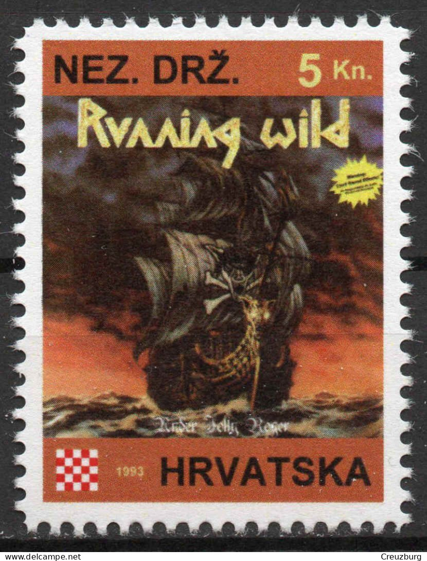 Running Wild - Briefmarken Set Aus Kroatien, 16 Marken, 1993. Unabhängiger Staat Kroatien, NDH. - Croatie