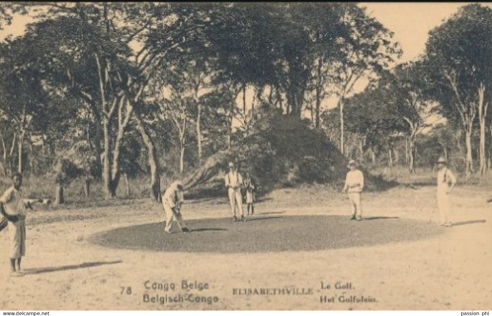 ZAC BELGIAN CONGO  GOLF PPS SBEP 62 VIEW 78 UNUSED - Entiers Postaux