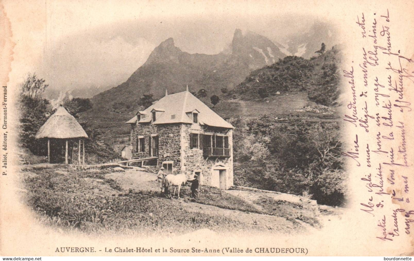 63 - VALLEE DE CHAUDEFOUR / LE CHALET HOTEL ET LA SOURCE SAINTE ANNE - Autres & Non Classés