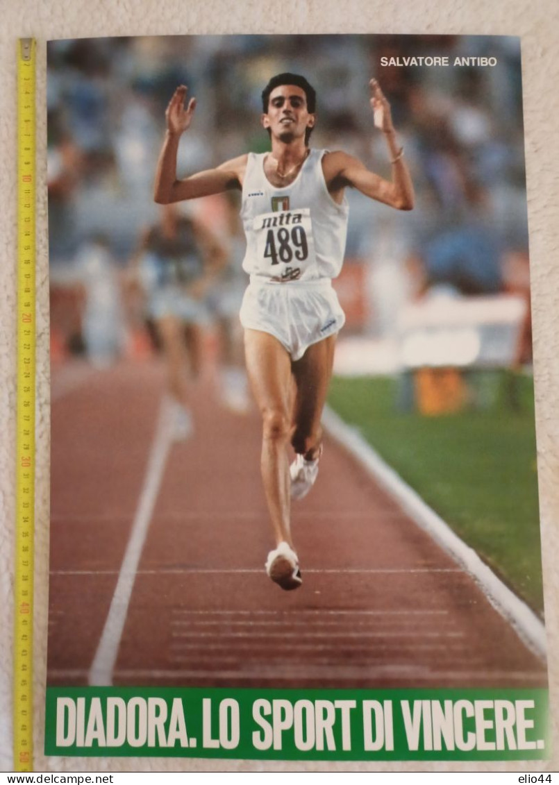 Altri Temi E Collezioni - Poster Atletica - Salvatore Antibo (Camp. Italiano Ed Europeo Mt. 5.000 E 10.000)- - Athletics