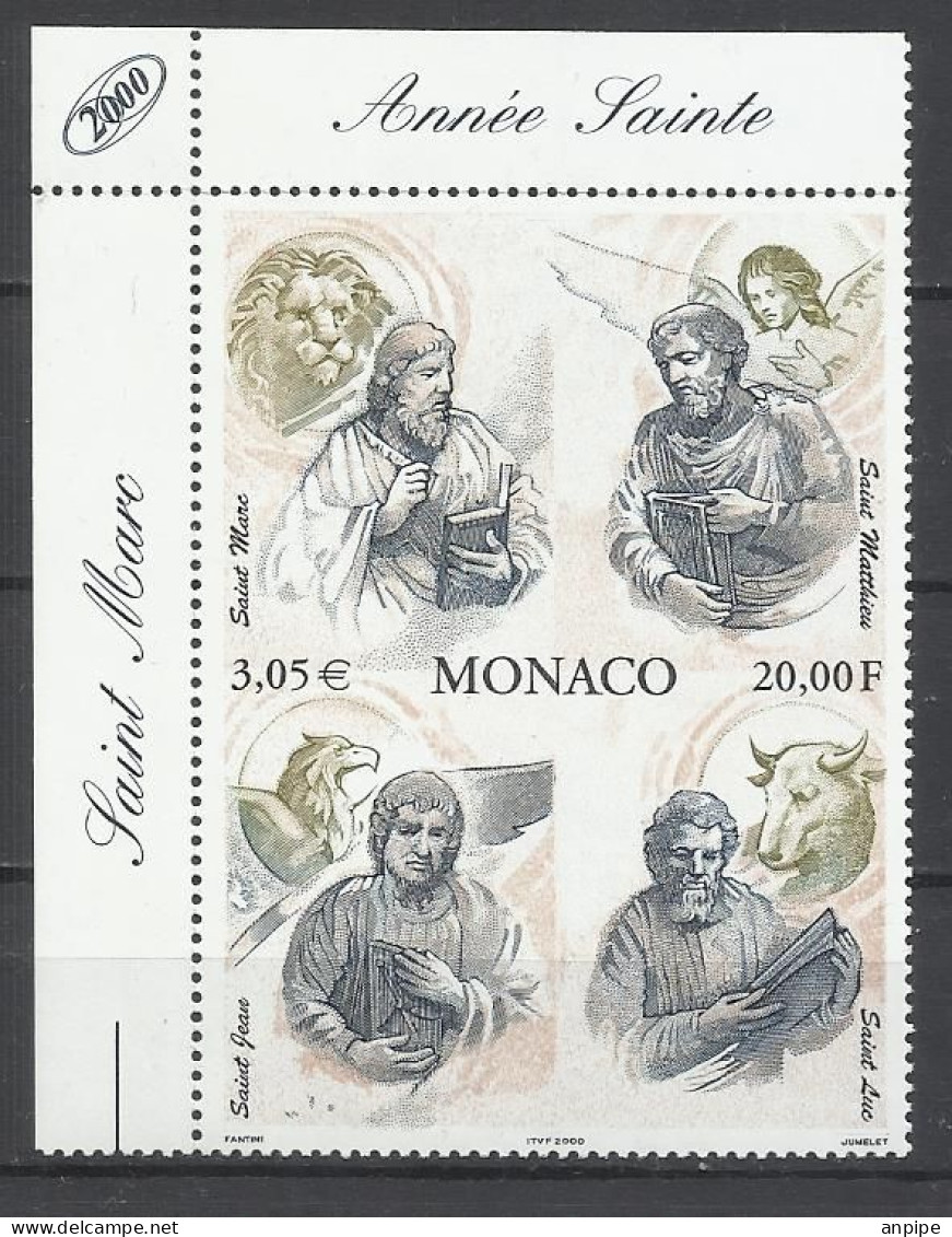 MÓNACO. EVANGELISTAS - Unused Stamps