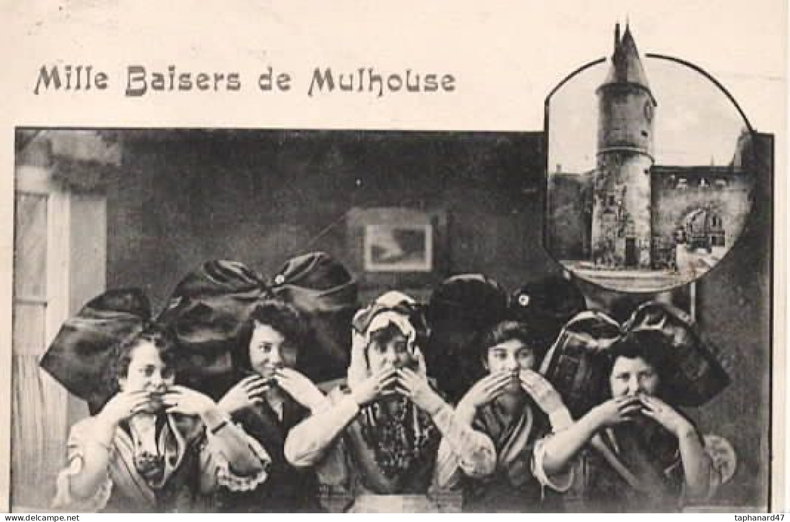 . 68 . Mille Baisers De MULHOUSE . Groupe D'Alsaciennes . - Mulhouse