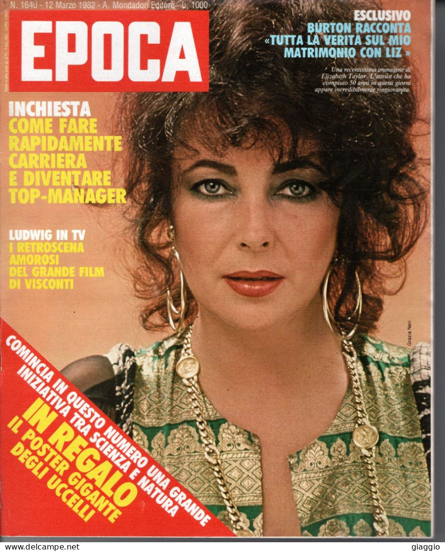 °°° RIVISTA EPOCA N° 1640 DEL 12 MARZO 1982 °°° - Other & Unclassified