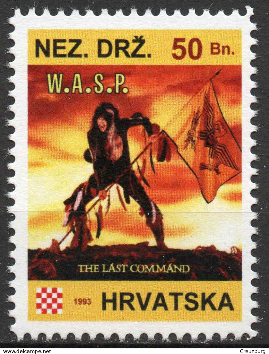 W.A.S.P. - Briefmarken Set Aus Kroatien, 16 Marken, 1993. Unabhängiger Staat Kroatien, NDH. - Croatie