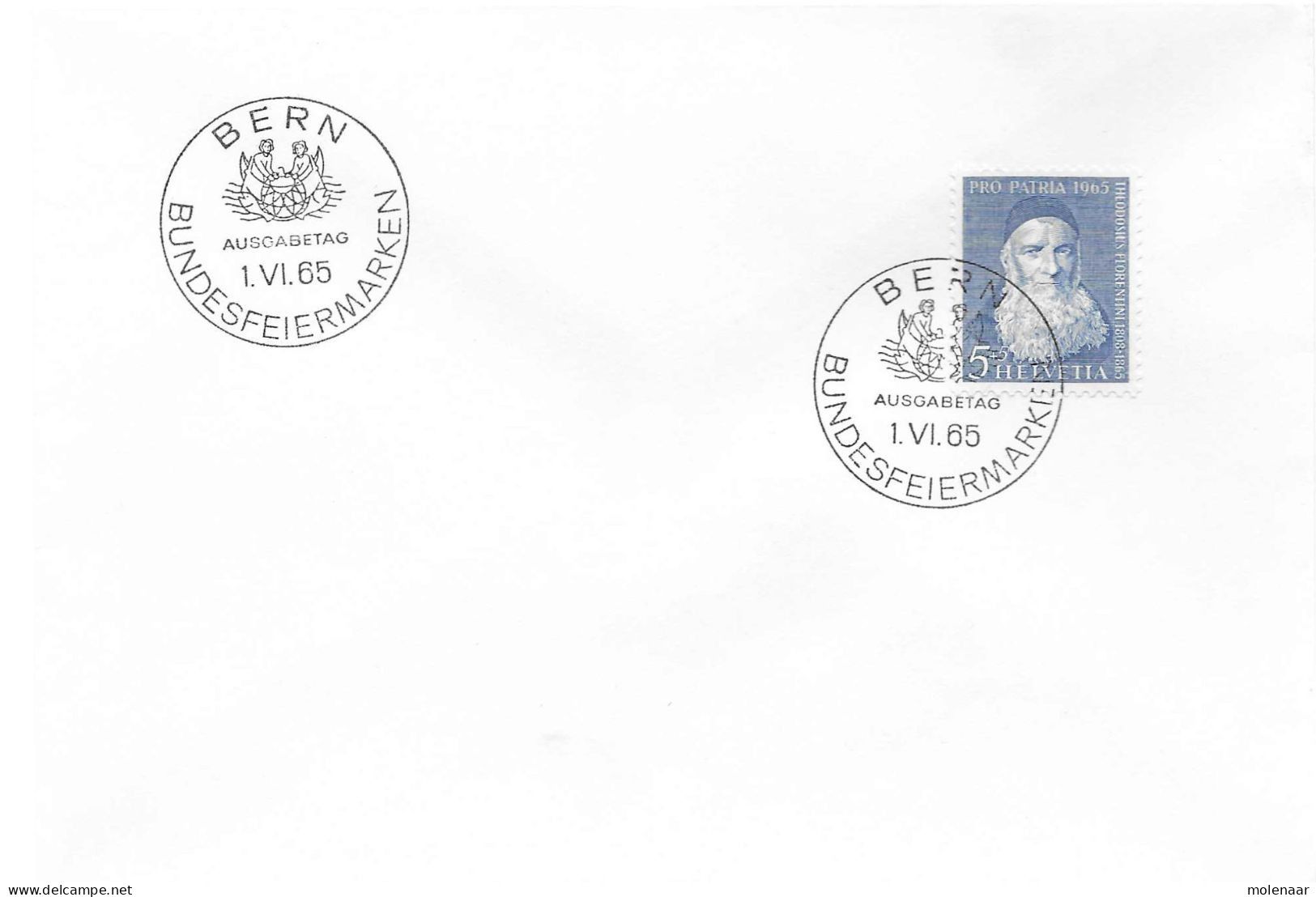 Postzegels > Europa > Zwitserland > FDC Met No. 808 (17642) - FDC