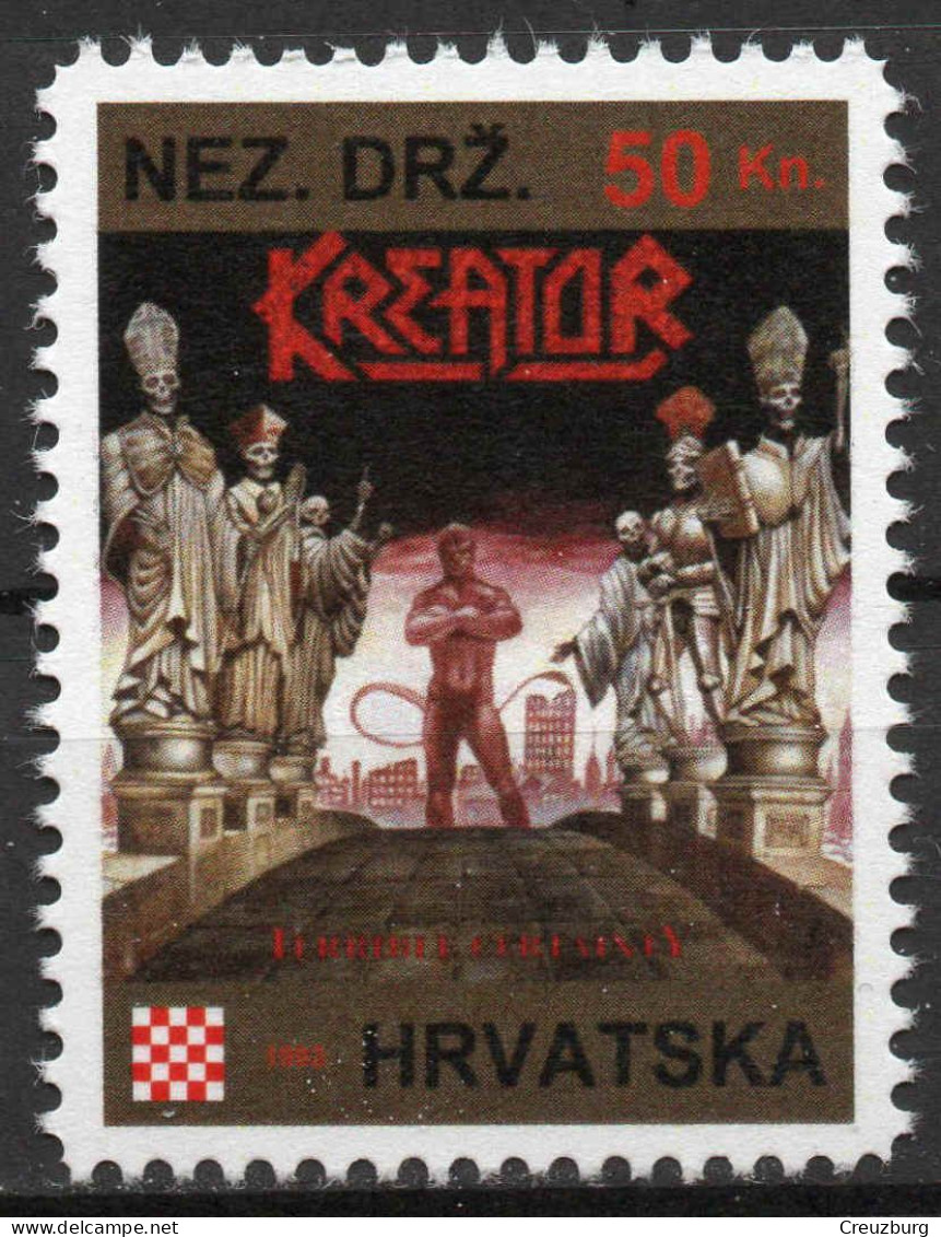 Kreator - Briefmarken Set Aus Kroatien, 16 Marken, 1993. Unabhängiger Staat Kroatien, NDH. - Croatia