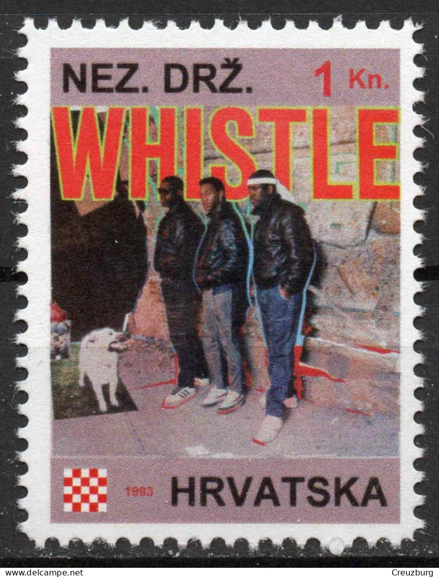 Whistle - Briefmarken Set Aus Kroatien, 16 Marken, 1993. Unabhängiger Staat Kroatien, NDH. - Croatie