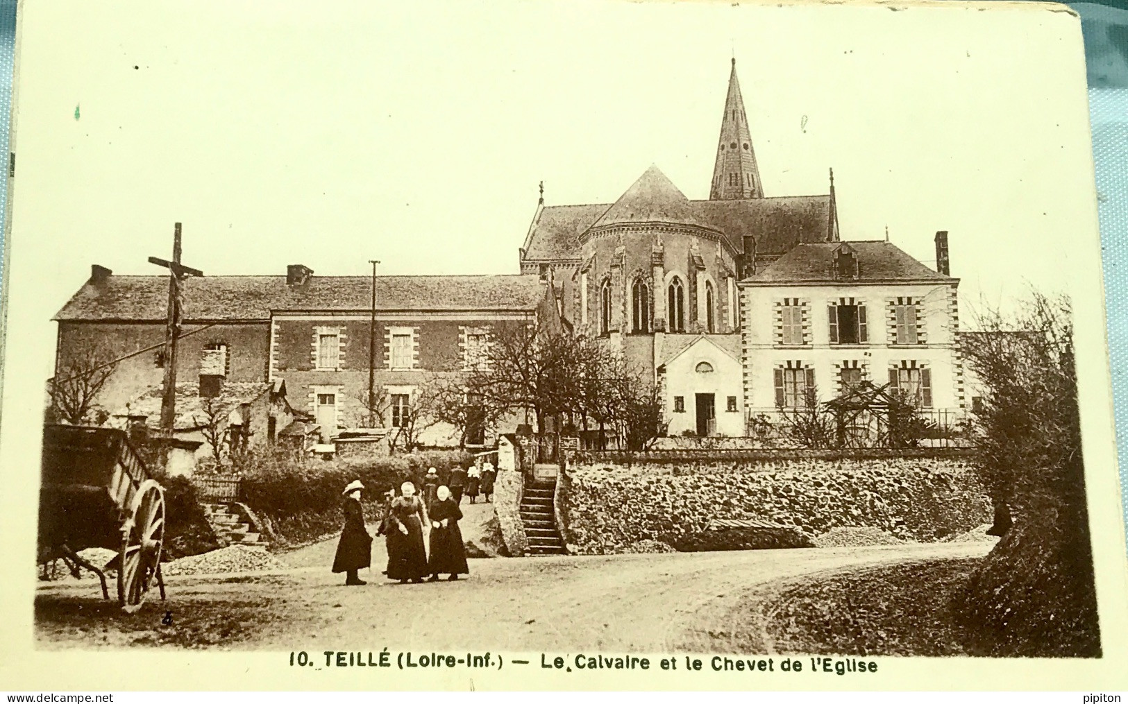 Teillé Le Calvaire Et Le Chevet De L Eglise - Other & Unclassified