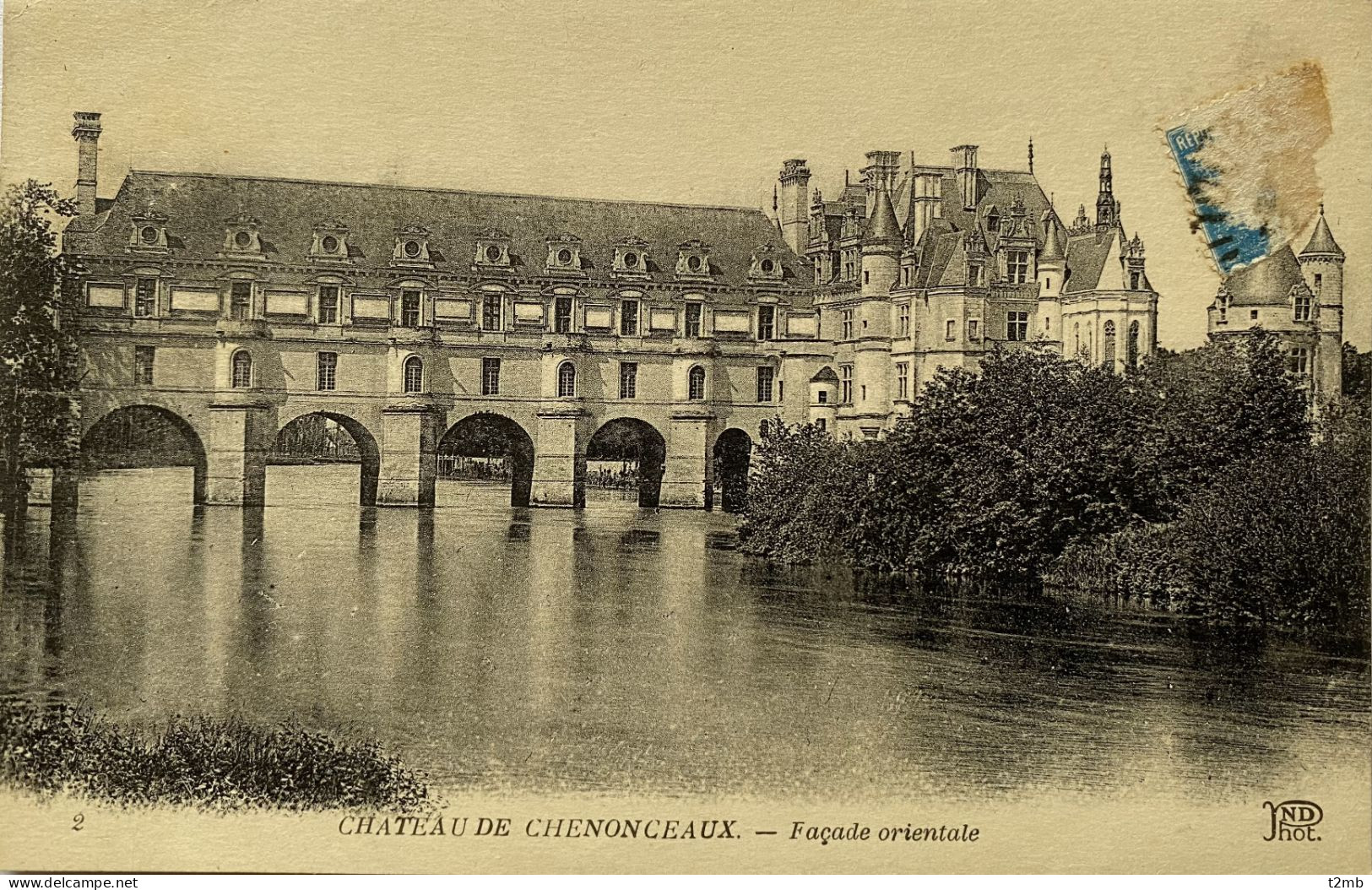 CPA (Indre Et Loire). Château De CHENONCEAUX, Façade Orientale - Chenonceaux