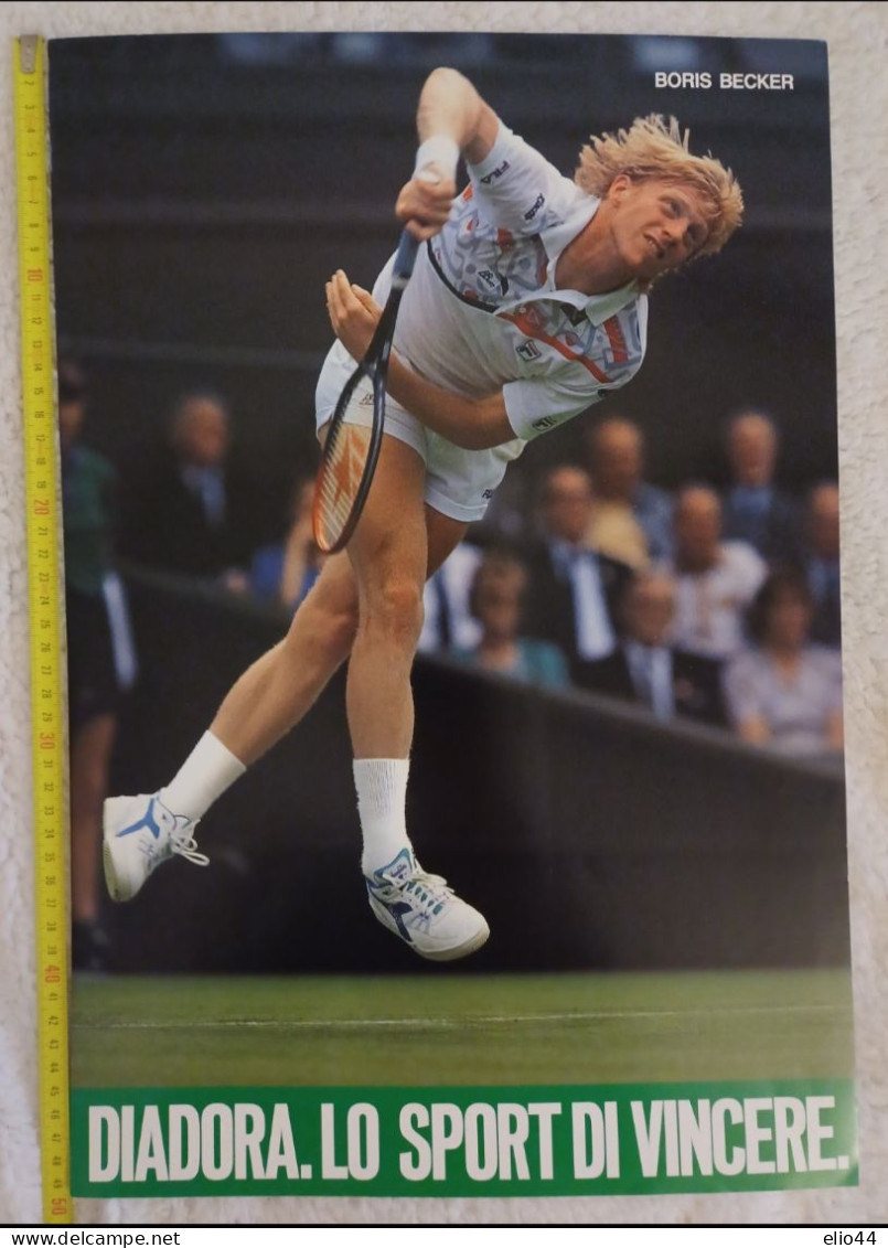 Altri Temi E Collezioni - Poster Tennis - Boris Becker (Germania) - - Sonstige & Ohne Zuordnung