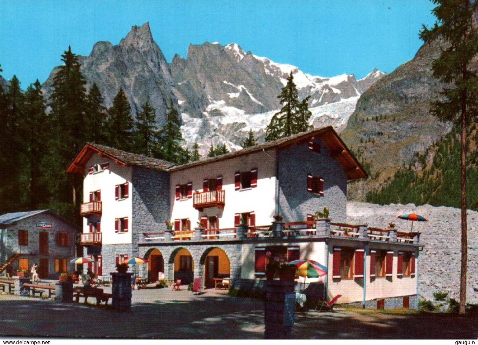 CPM - COURMAYEUR - Plan Ponquet - Hôtel Restaurant "Val Veny" - Edition Casa Del Ricordo - Andere & Zonder Classificatie