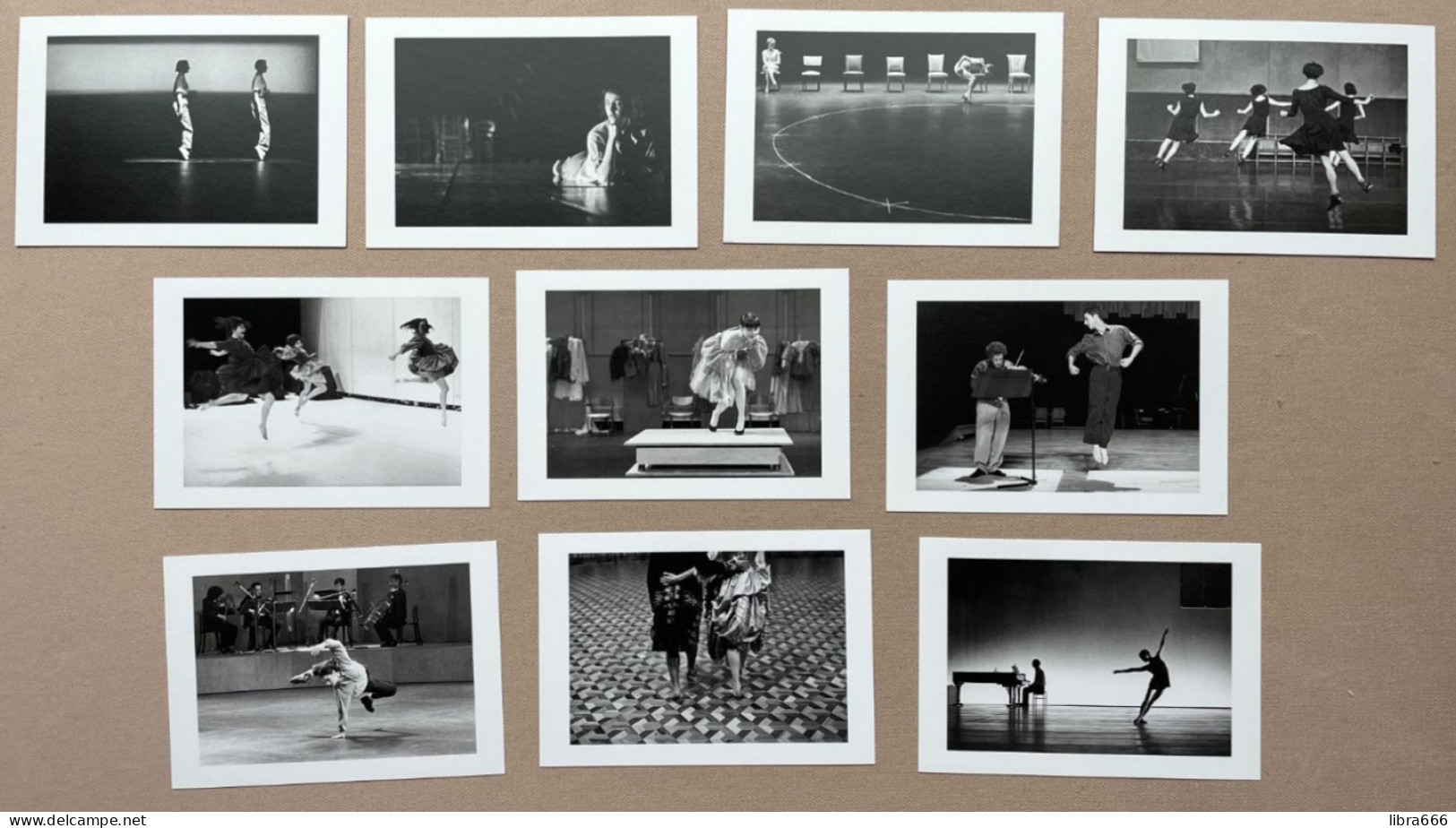 Booklet (10 cards) - HERMAN SORGELOOS - Rosas / Anne Teresa De Keersmaeker - De Munt, Brussel - Publ. PLAIZIER 1996