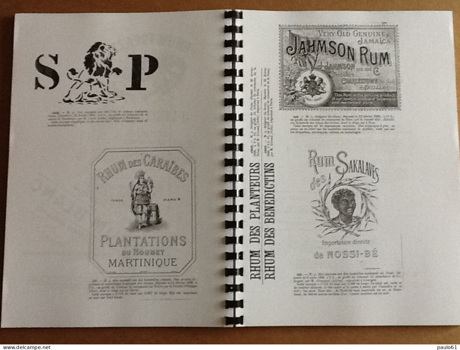 Repertoire Fascicule N°2 Etiquettes De Rhum De 1893 A 1899 D'autres  Années Sont Egalement Disponibles (Phon 2023 F2) - Rhum