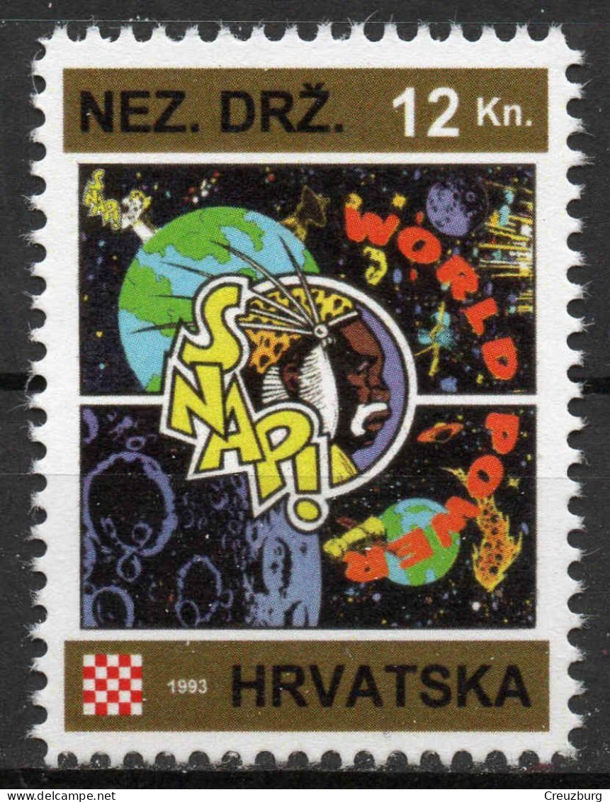 SNAP! - Briefmarken Set Aus Kroatien, 16 Marken, 1993. Unabhängiger Staat Kroatien, NDH. - Croatie