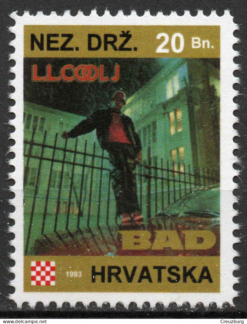 L. L. Cool J - Briefmarken Set Aus Kroatien, 16 Marken, 1993. Unabhängiger Staat Kroatien, NDH. - Croatie