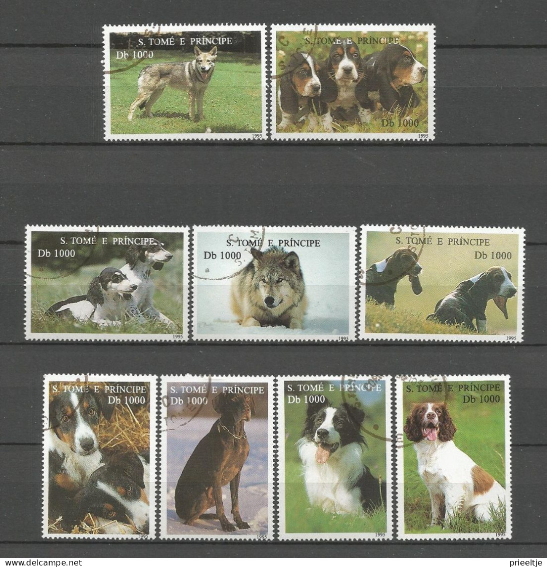 St Tome E Principe 1995 Dogs  Y.T. 1264K/1264T (0) - Sao Tome And Principe