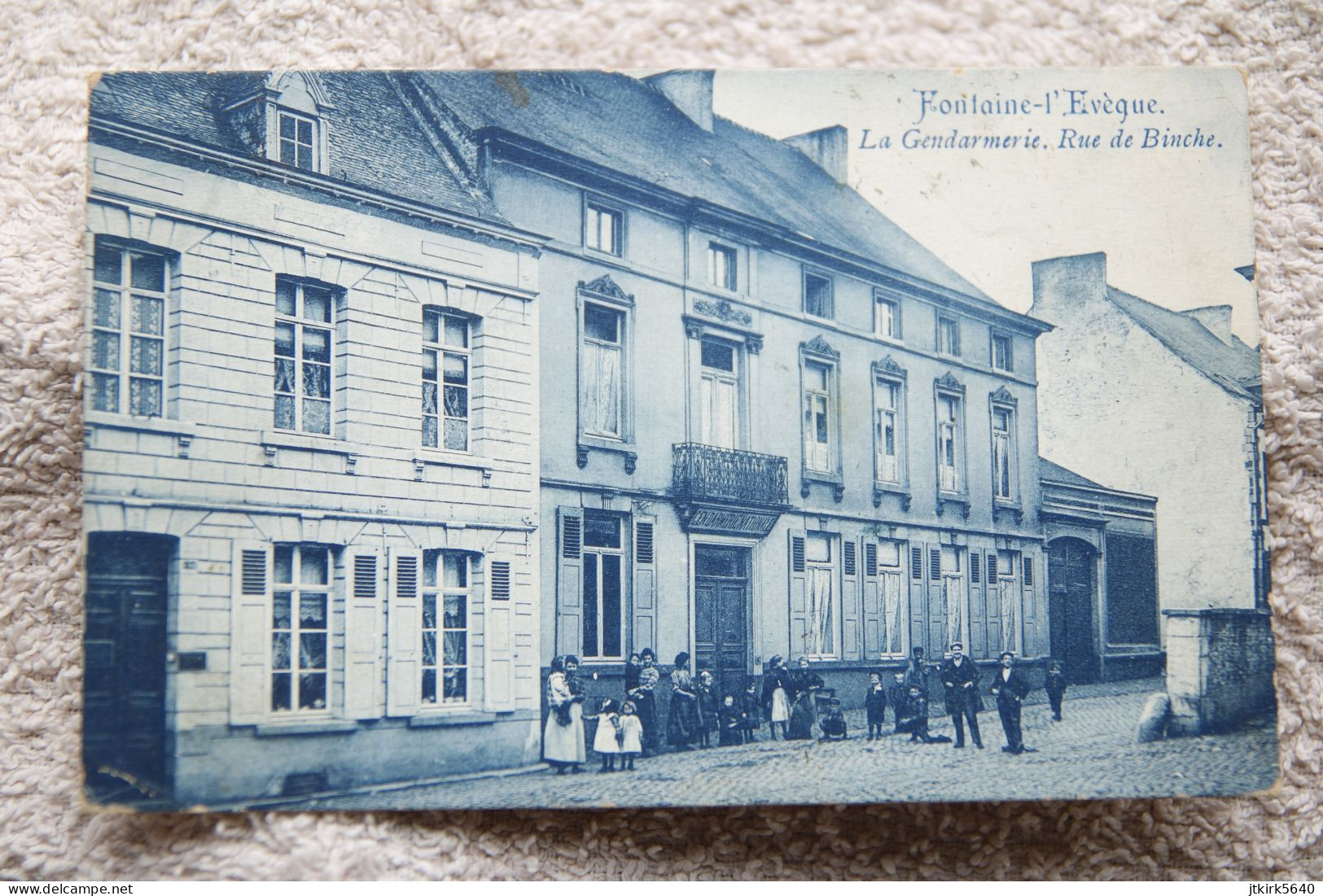 Fontaine-l'Evêque "La Gendarmerie. Rue De Binche" - Fontaine-l'Eveque