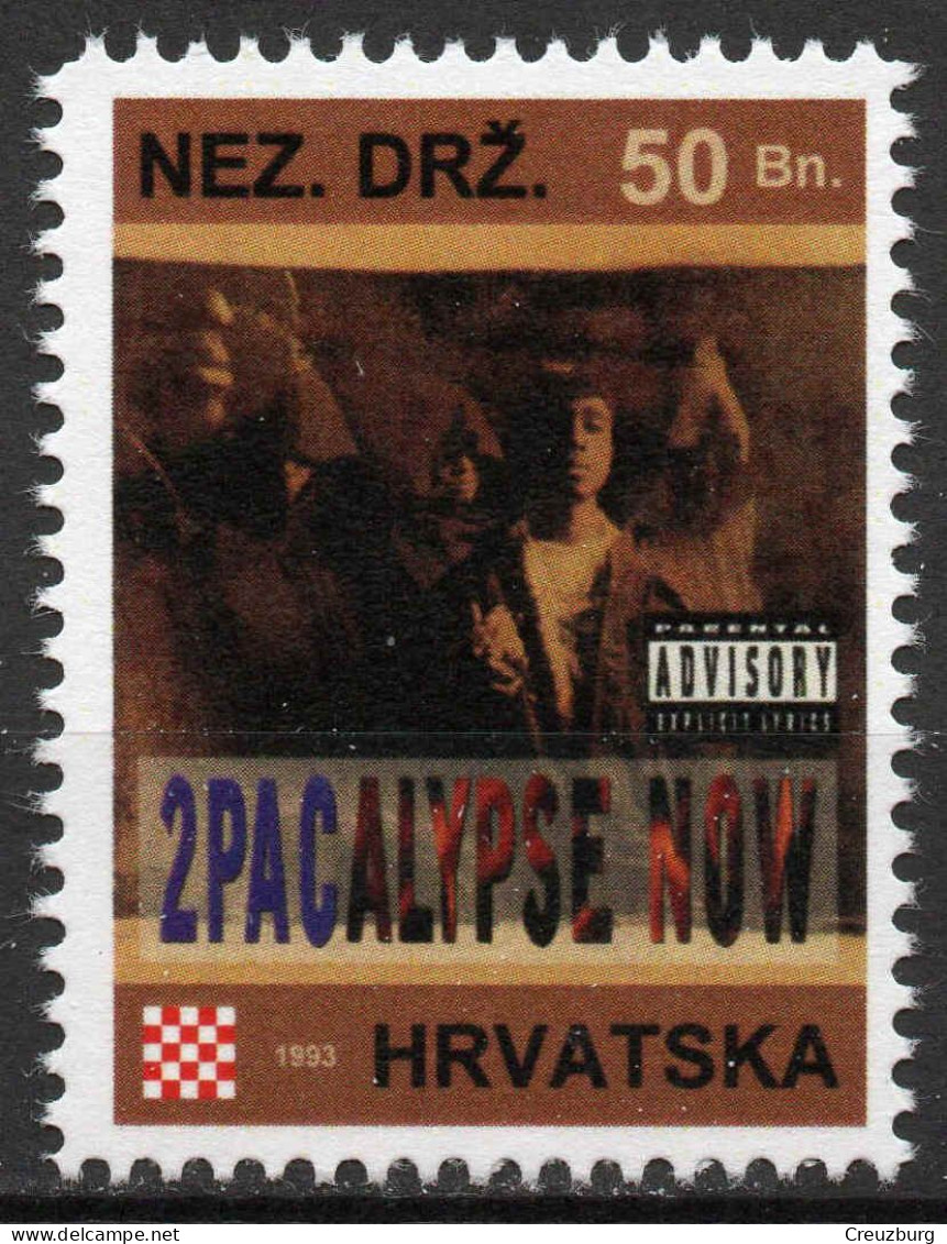 2Pac- Briefmarken Set Aus Kroatien, 16 Marken, 1993. Unabhängiger Staat Kroatien, NDH. - Croatia