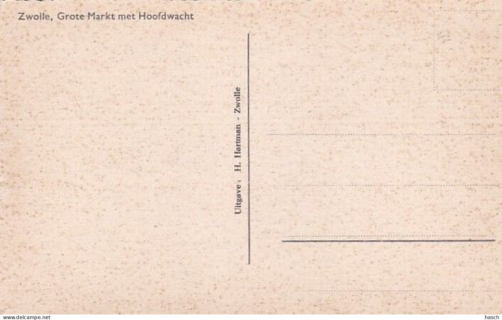 4850a165Zwolle, Grote Markt Met Hoofdwacht.  - Zwolle