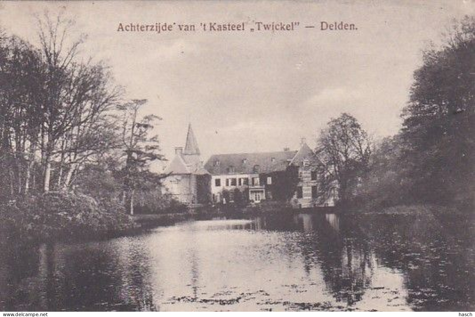 4850a158Delden, Achterzijde Van 't Kasteel ,,Twickel''. (Zie Achterkant)  - Other & Unclassified