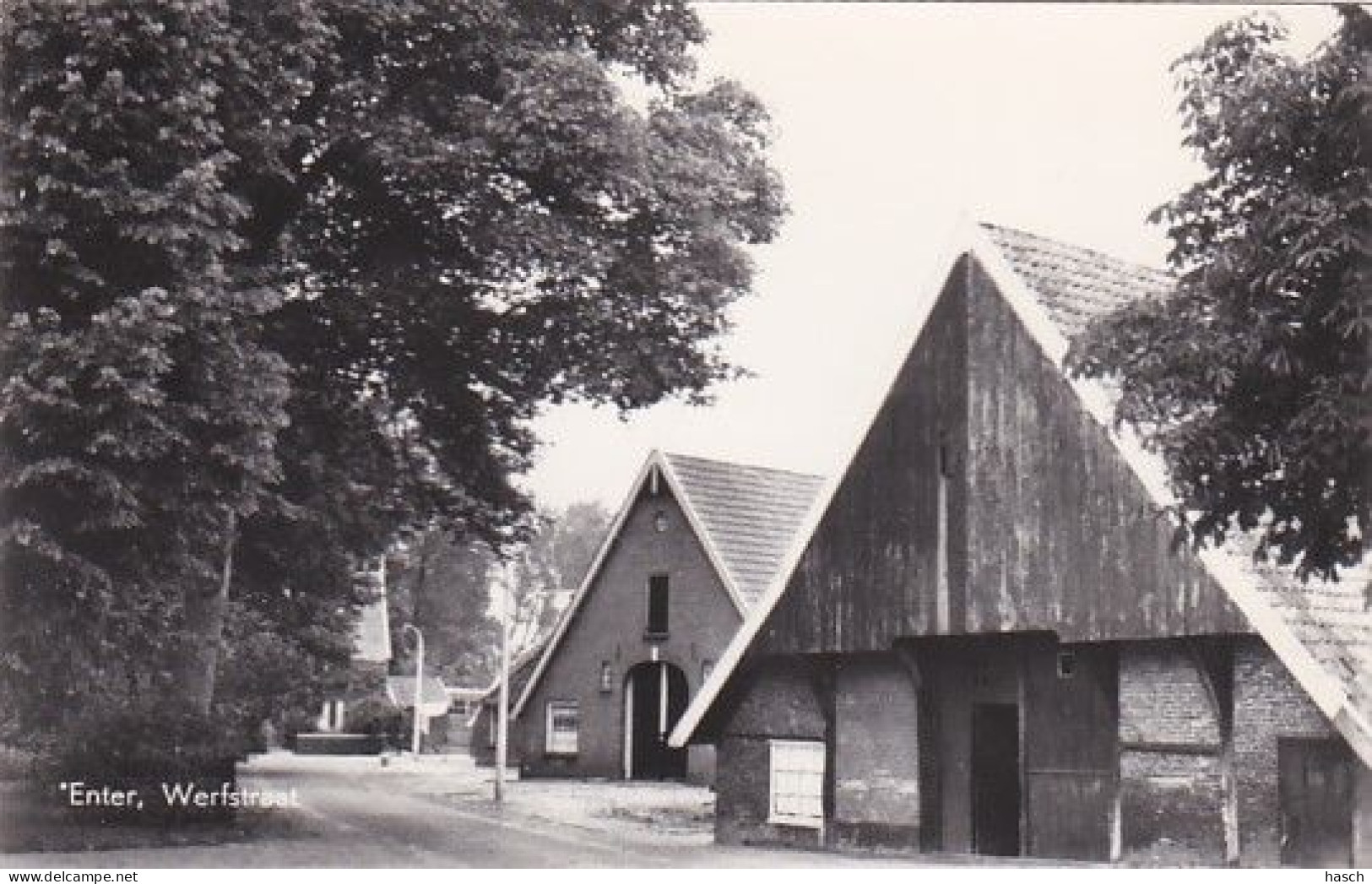 4850a102Enter, Werfstraat. (FOTOKAART) (rechtsboven Een Kleine Beschadiging)  - Other & Unclassified