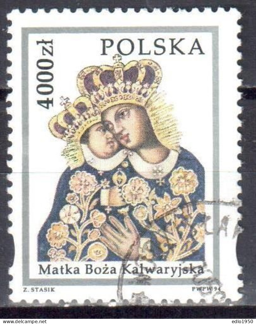 Poland  1994 - St. Mary's Sanctuary - Mi 3489 - Used Gestempelt - Oblitérés