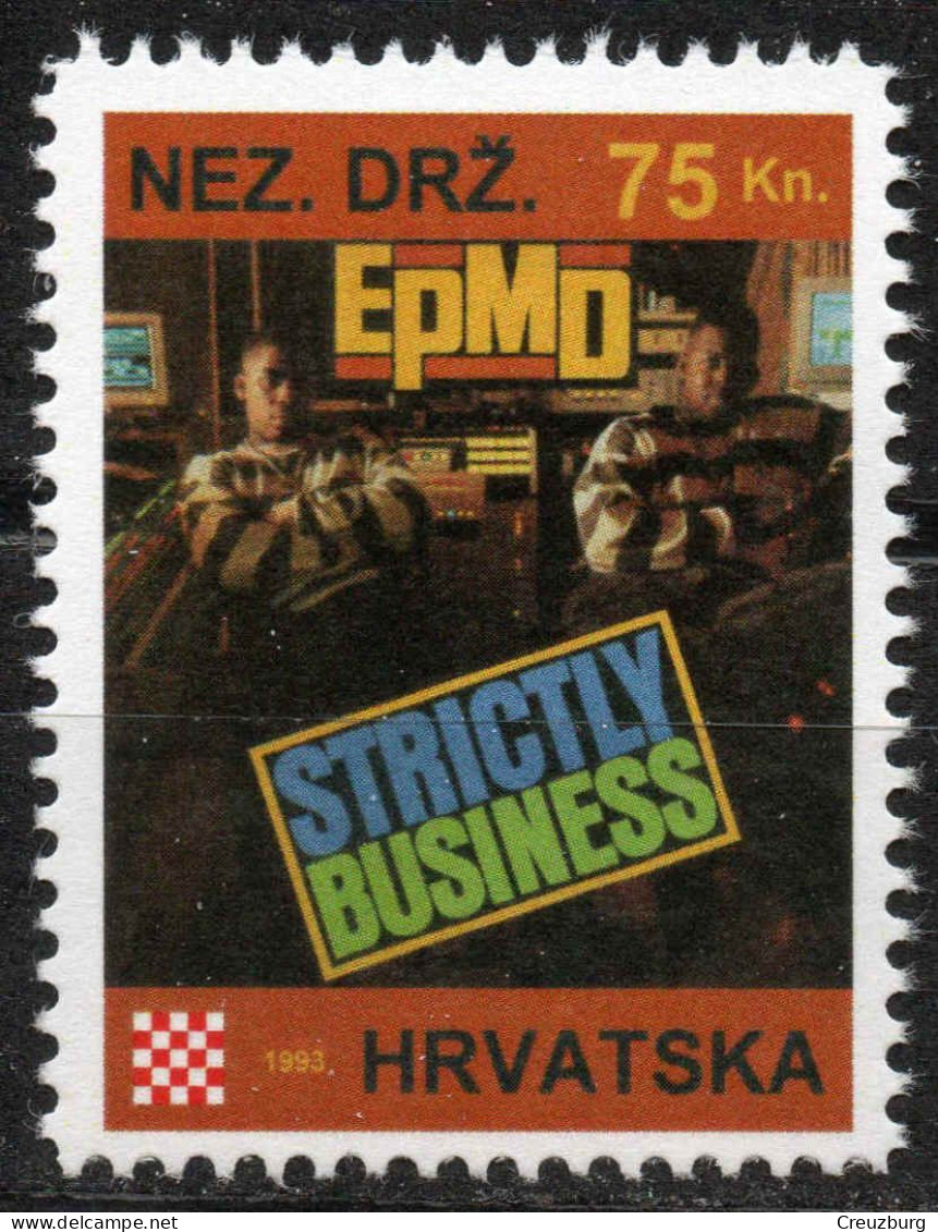 EPMD - Briefmarken Set Aus Kroatien, 16 Marken, 1993. Unabhängiger Staat Kroatien, NDH. - Croatie