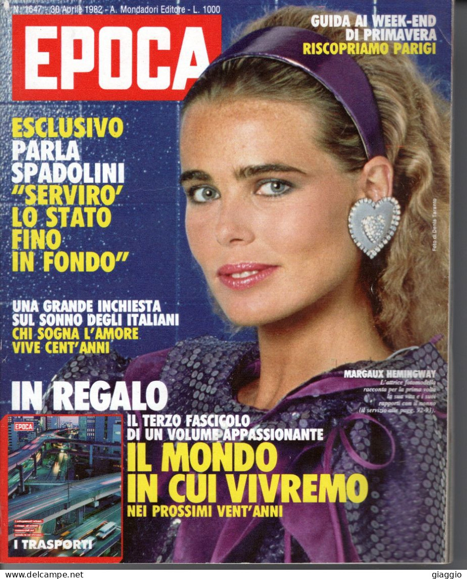 °°° RIVISTA EPOCA N° 1647 DEL 30 APRILE 1982 °°° - Autres & Non Classés